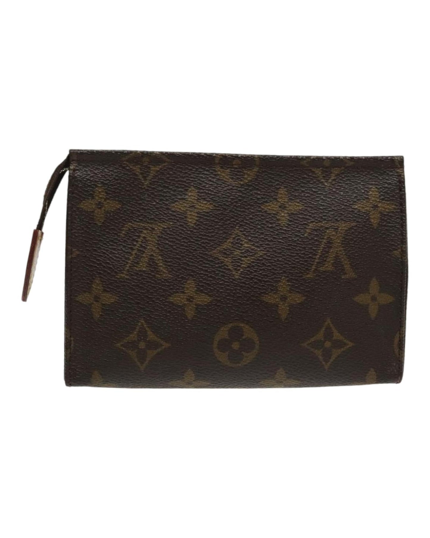 Monogram Poche Toilette 15 Pouch Auth ar12704