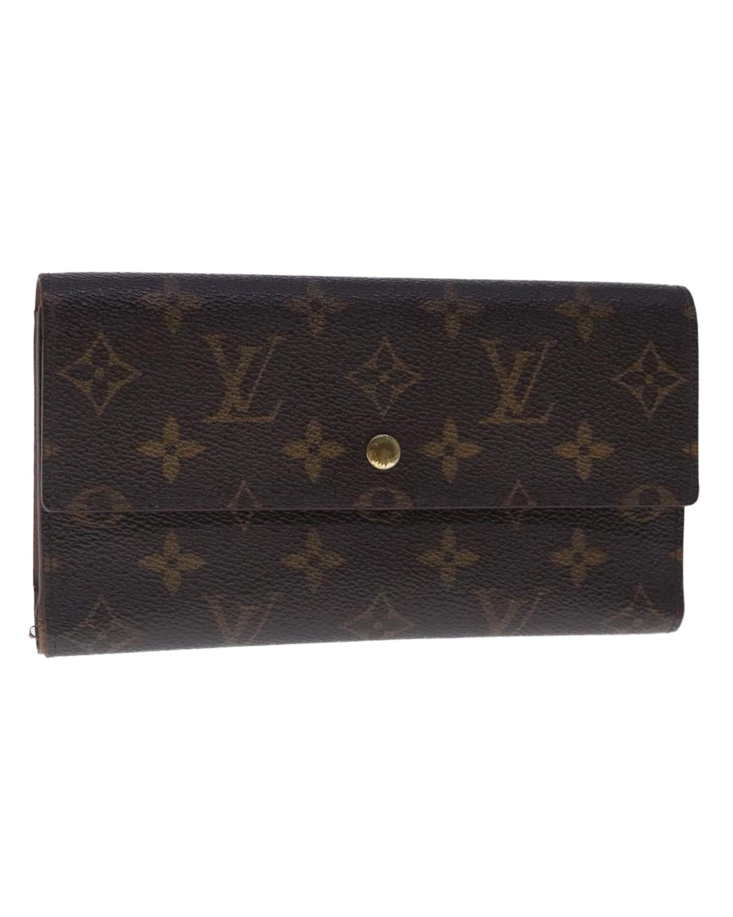 Monogram Portefeuille International Wallet with  Detailing