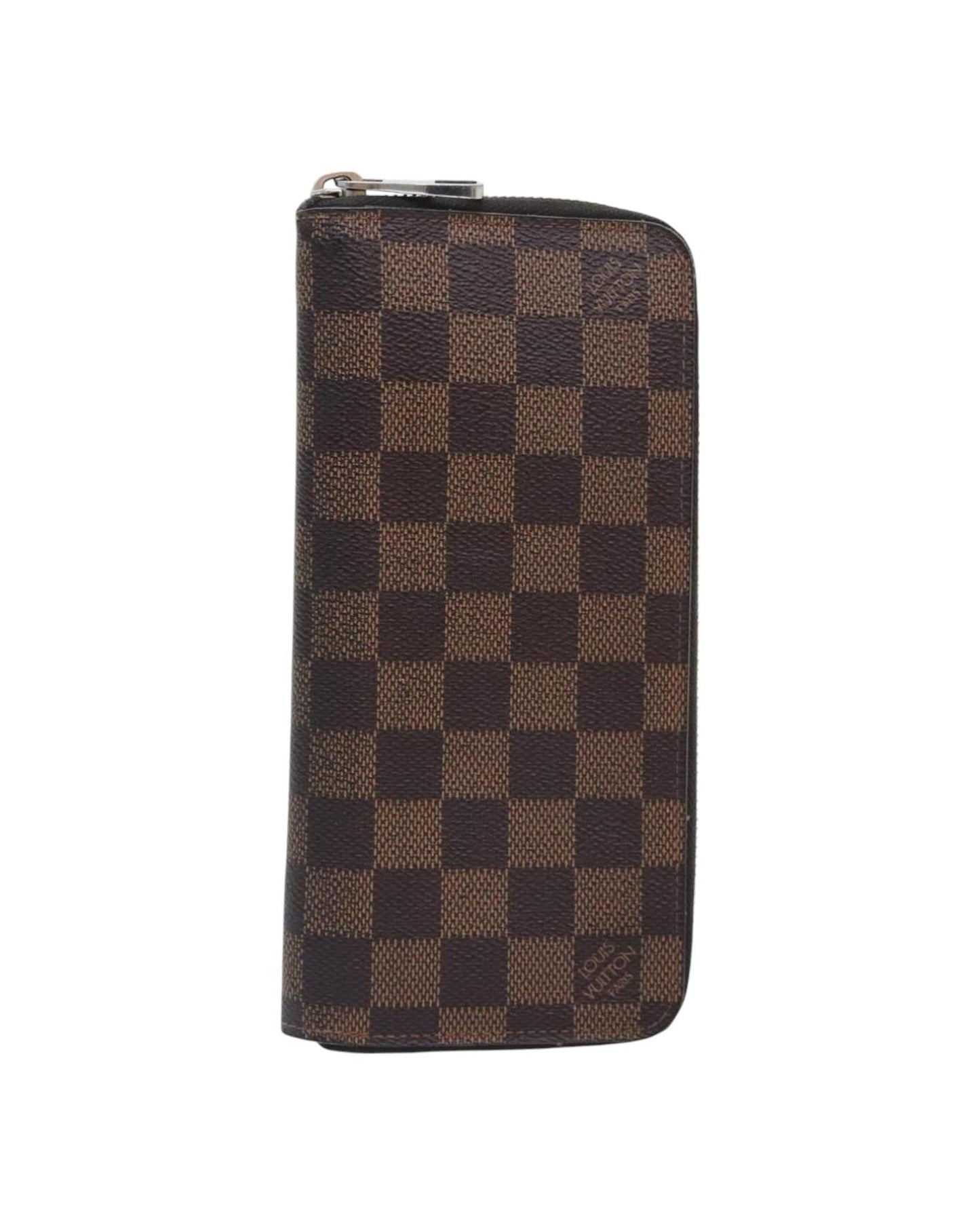 Damier Ebene Zippy Wallet Vertical Long Wallet