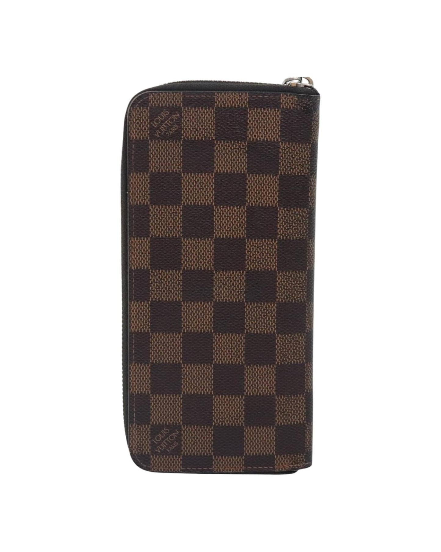 Damier Ebene Zippy Wallet Vertical Long Wallet