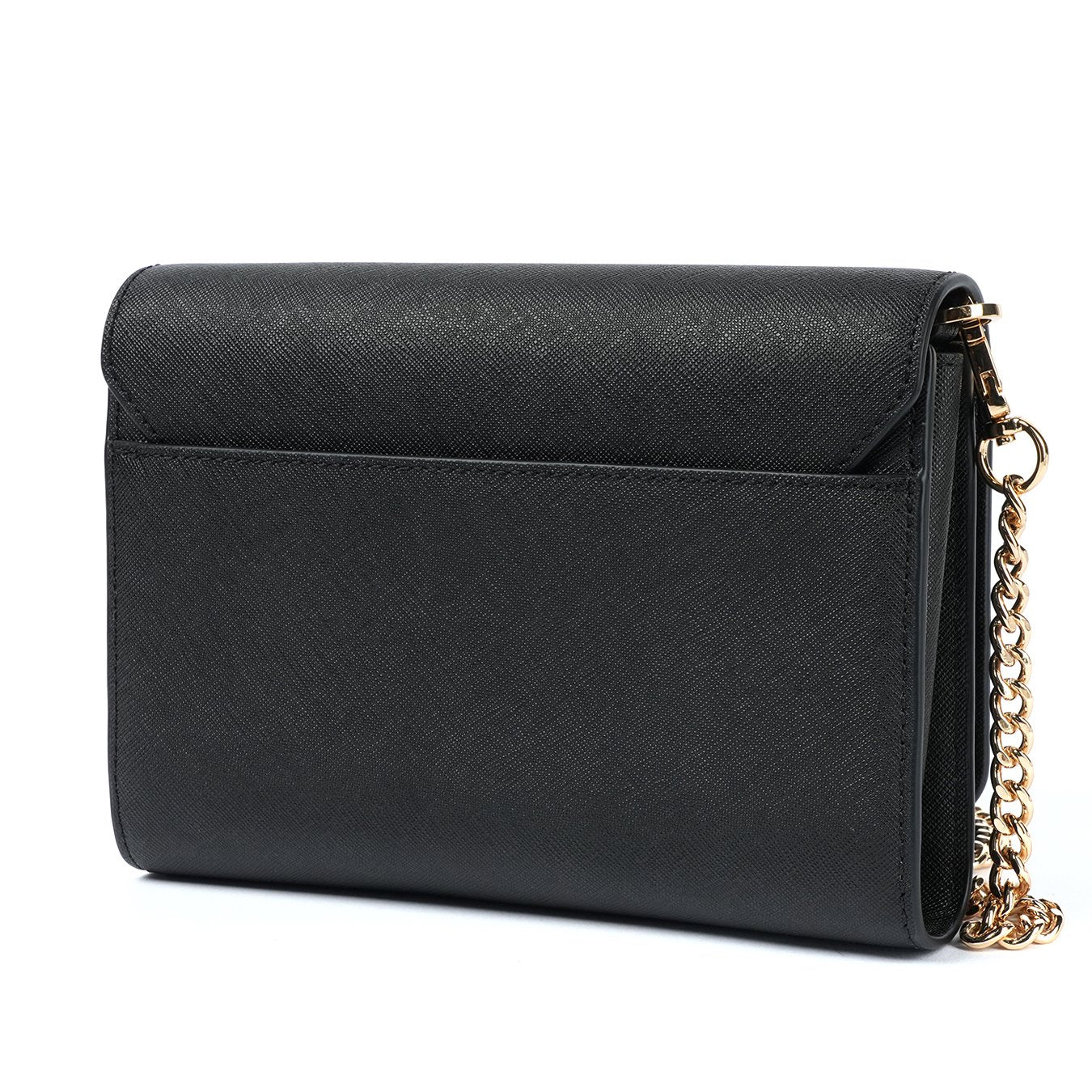 TORY BURCH EMERSON SAFFIANO LEATHER WALLET ON A CHAIN