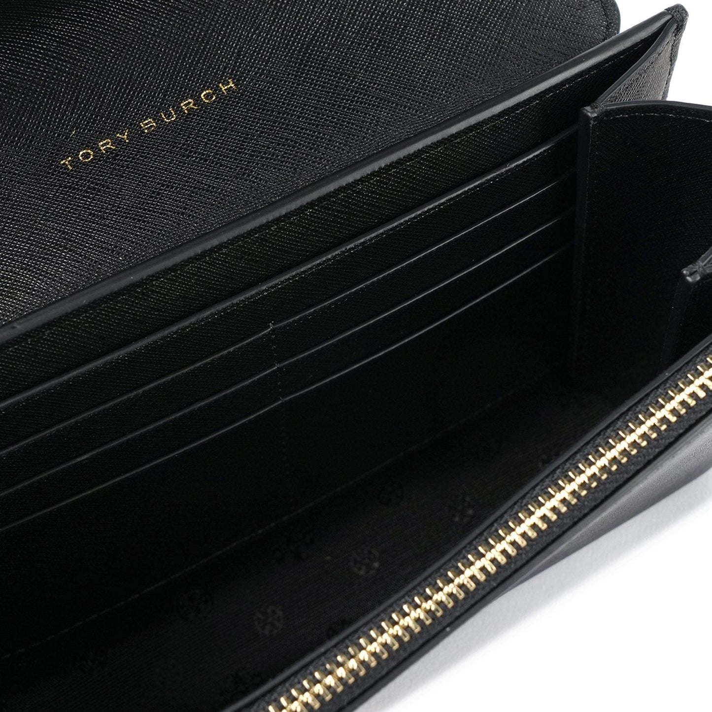 TORY BURCH EMERSON SAFFIANO LEATHER WALLET ON A CHAIN