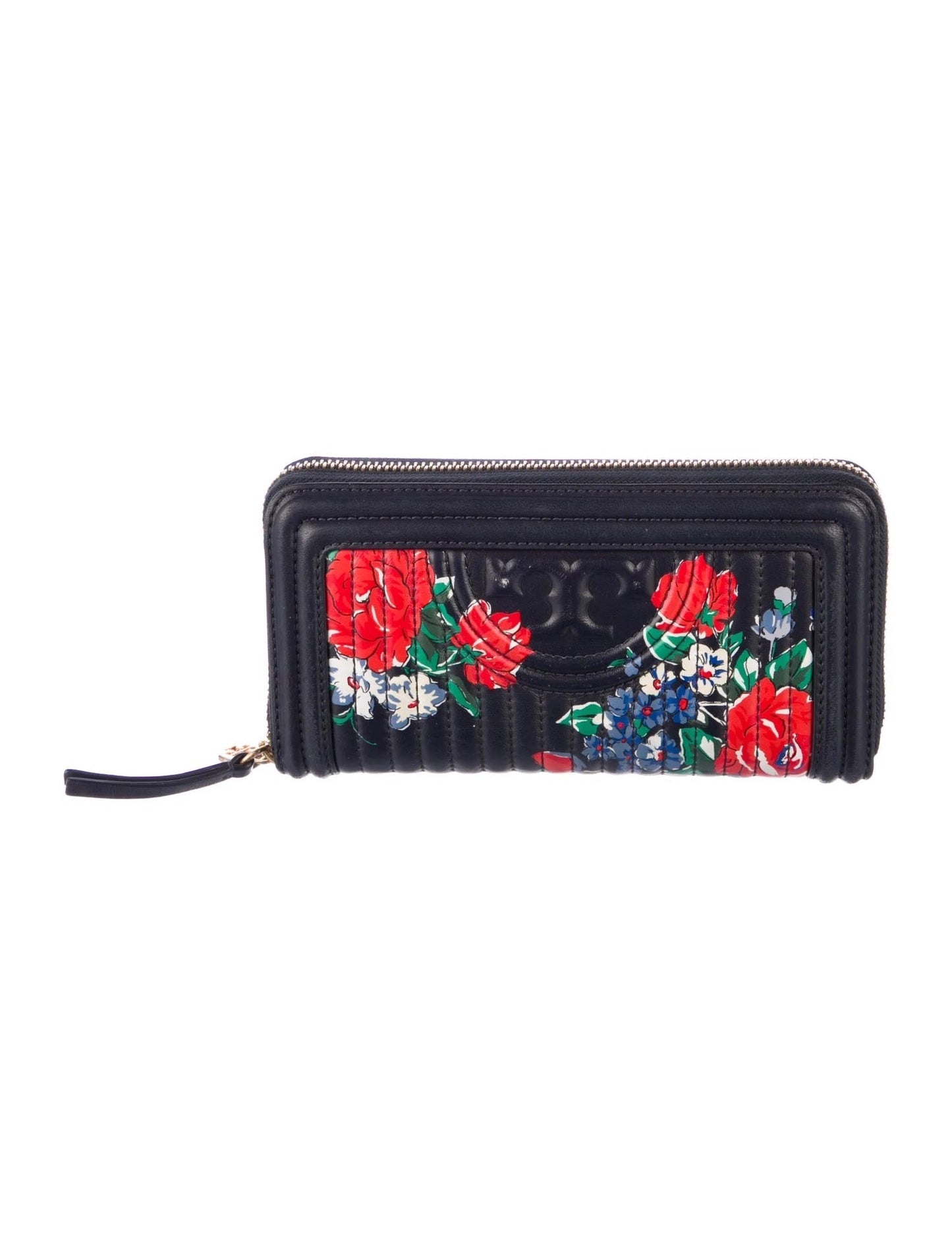 TORY BURCH FLEMING SOFT PRINTED ZIP CONTINENTAL WALLET