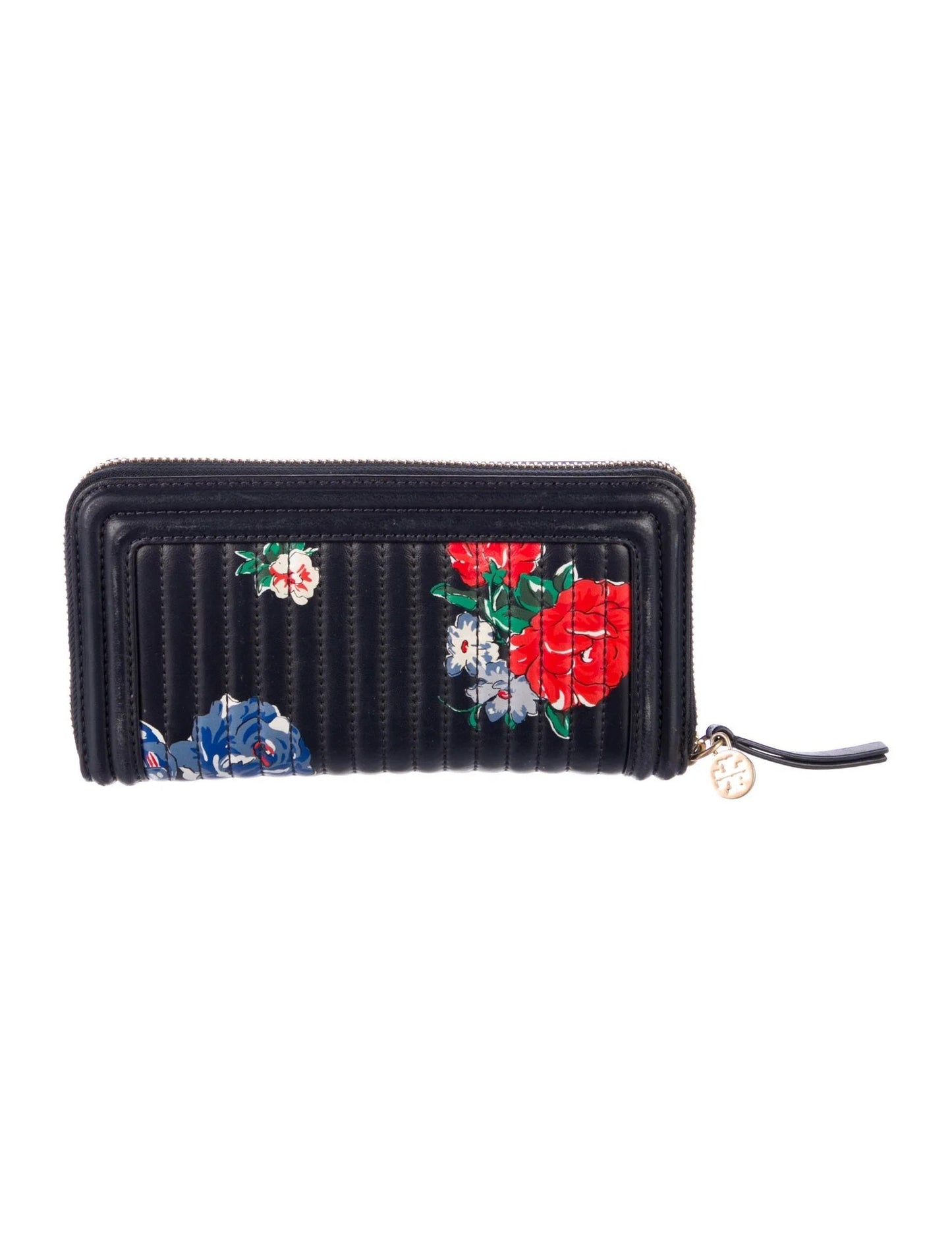 TORY BURCH FLEMING SOFT PRINTED ZIP CONTINENTAL WALLET