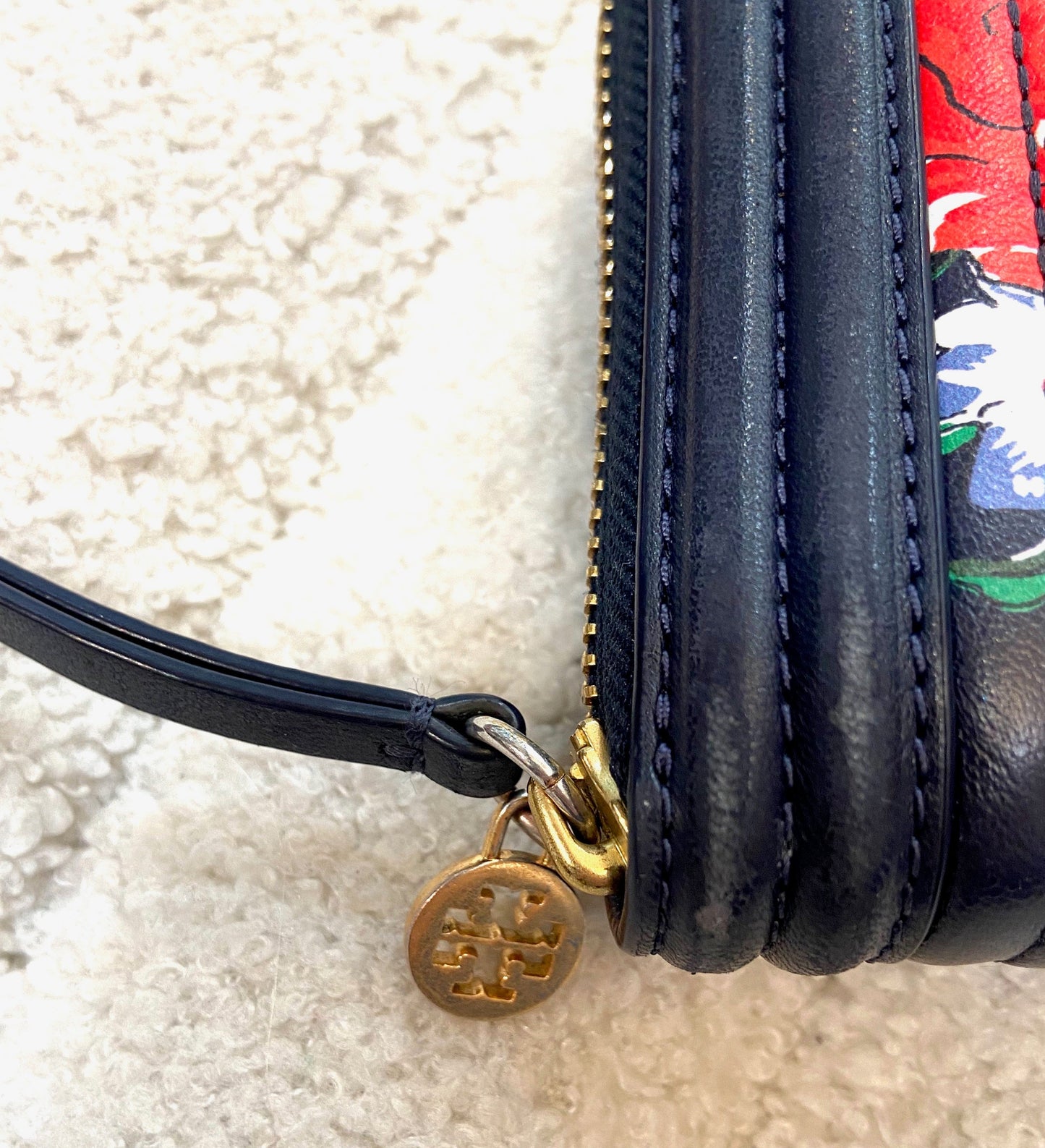 TORY BURCH FLEMING SOFT PRINTED ZIP CONTINENTAL WALLET