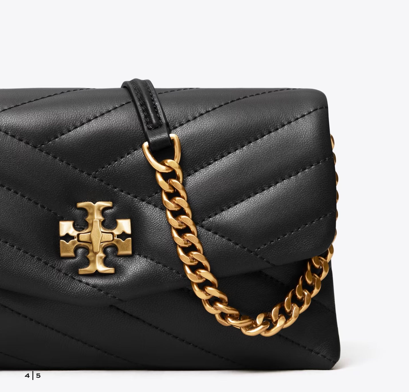 TORY BURCH KIRA QUILTED CHEVRON LEATHER MINI CROSSBODY BAG