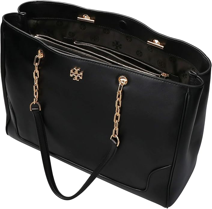 TORY BURCH CALFSKIN LEATHER CARTER TOTE BAG
