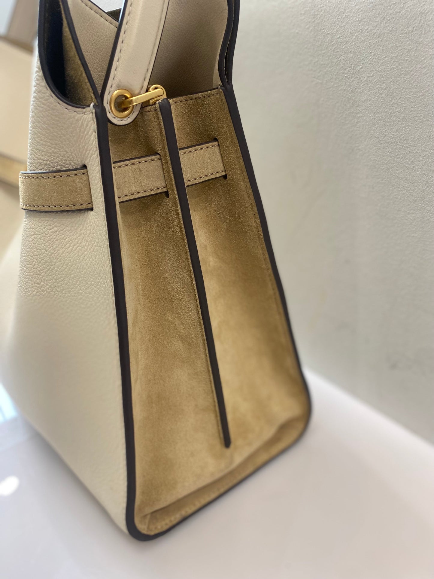 TORY BURCH LEE RADZIWILL DOUBLE TOP HANDLE BAG