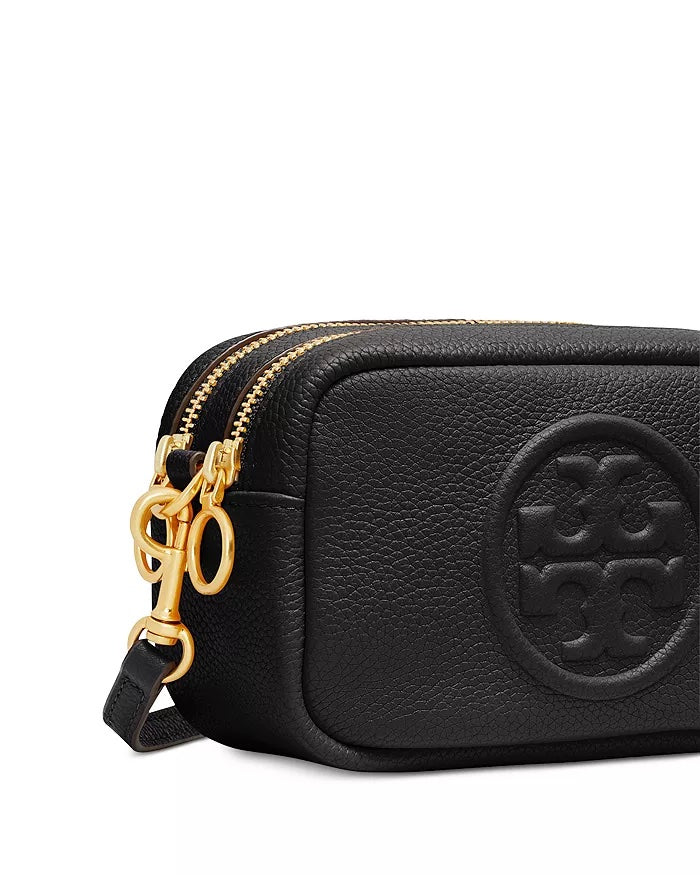 TORY BURCH PERRY BOMBE MINI LEATHER CROSSBODY BAG