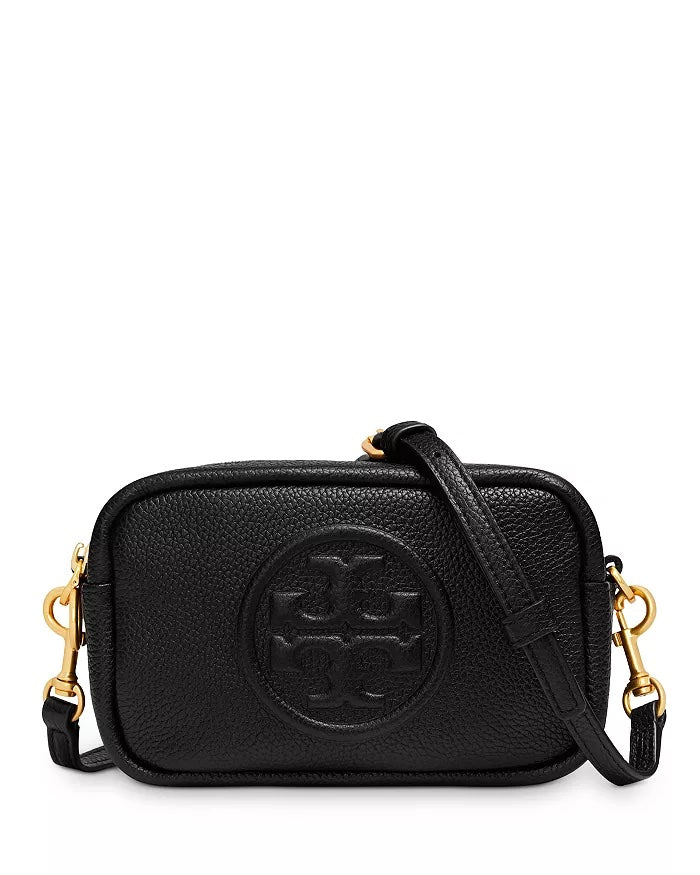 TORY BURCH PERRY BOMBE MINI LEATHER CROSSBODY BAG