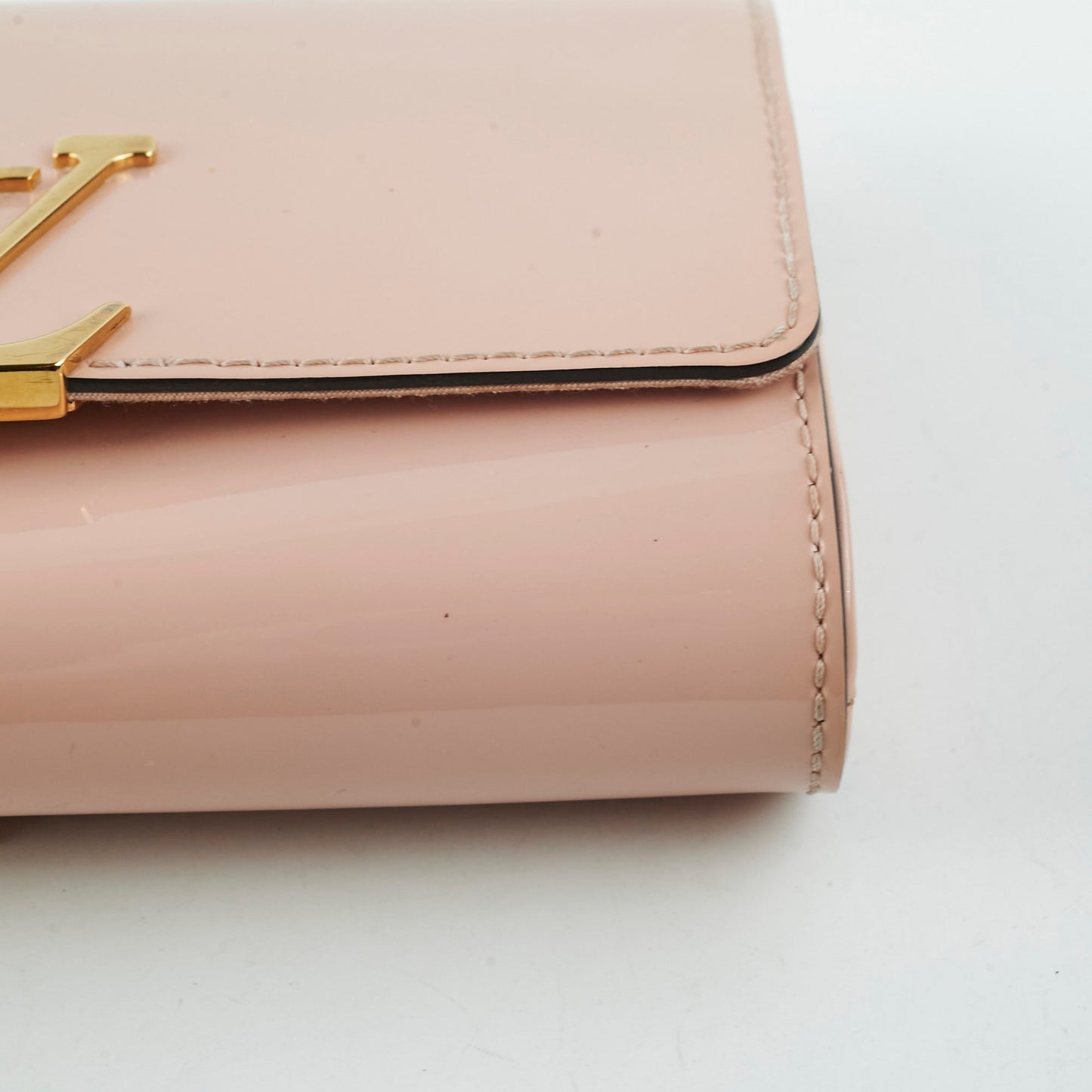 Louis Vuitton Vernis Pink Wallet On Chain WOC
