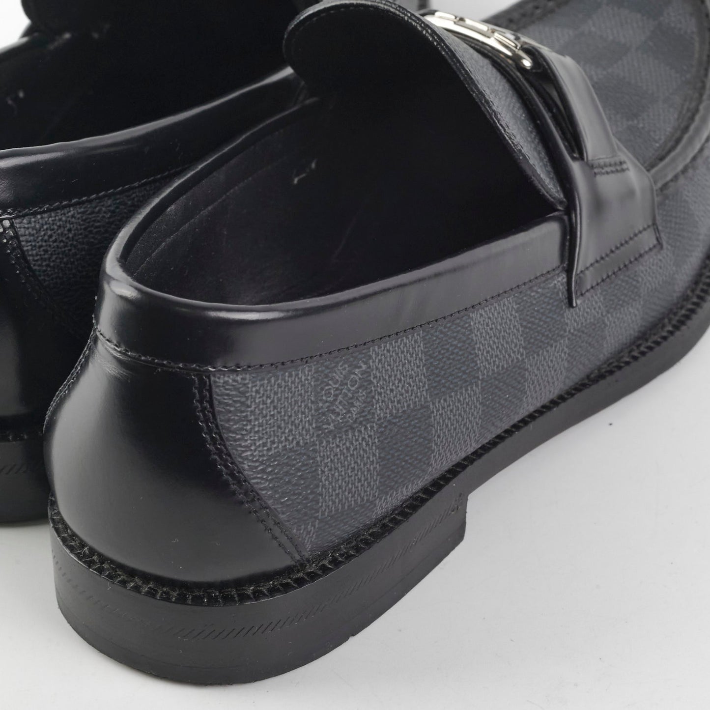 Louis Vuitton Loafers Damier Eclipse Men's Size 6