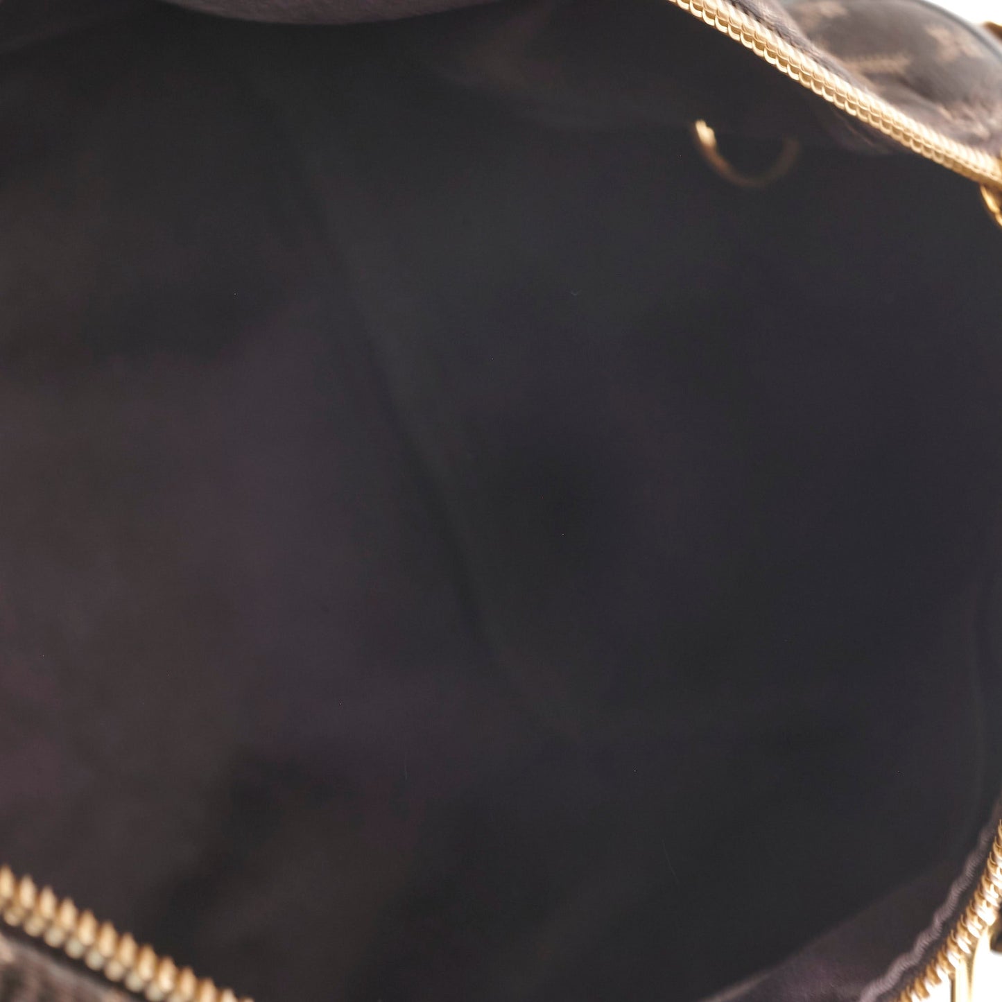 Louis Vuitton Mini Lin Demin Speedy 30 Dark Brown