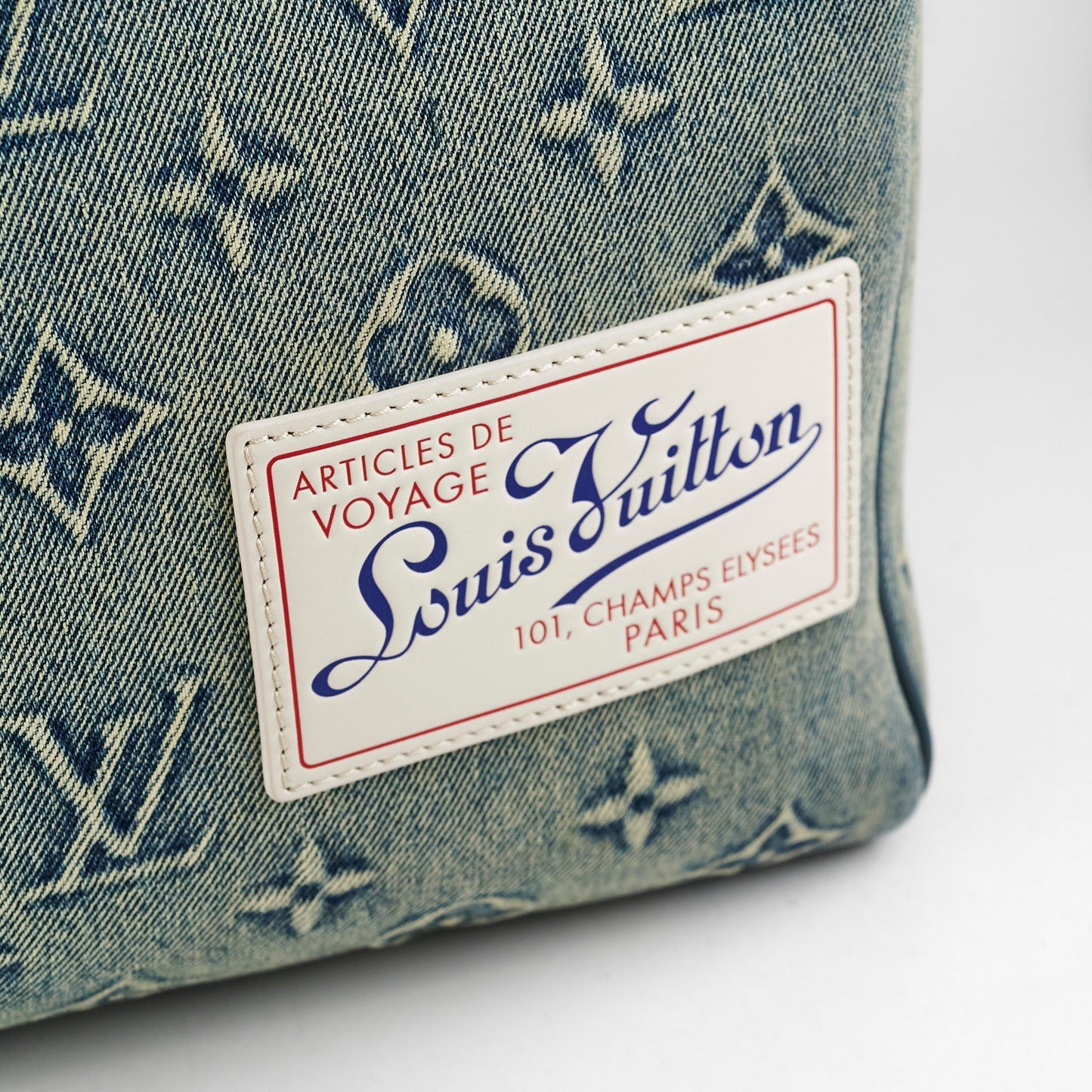 Louis Vuitton Keepall Bandouliere Denim 50