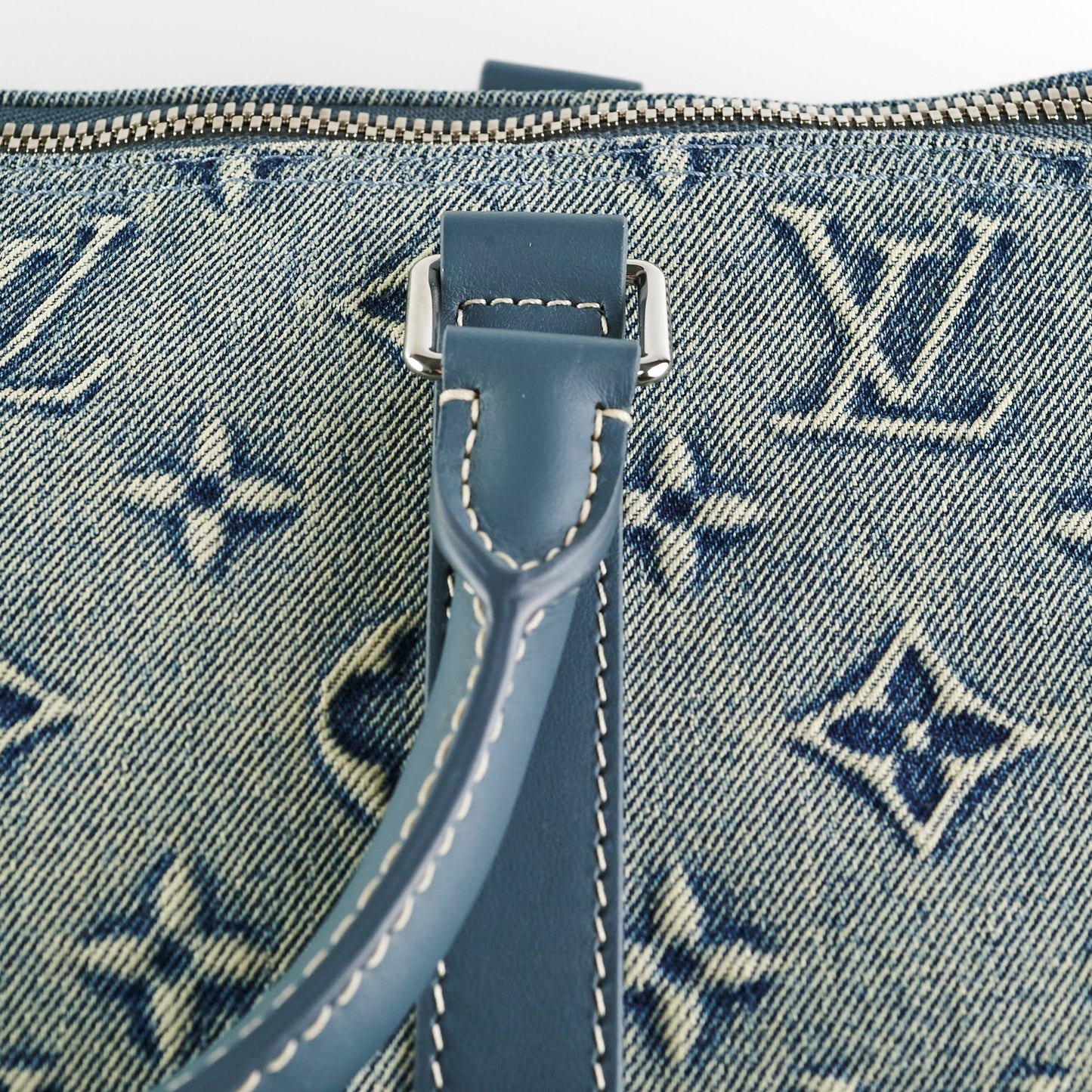 Louis Vuitton Keepall Bandouliere Denim 50