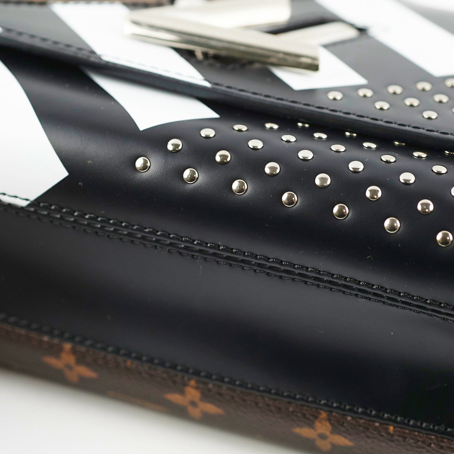 Louis Vuitton Twist Limited Edition Studded Monogram Canvas MM