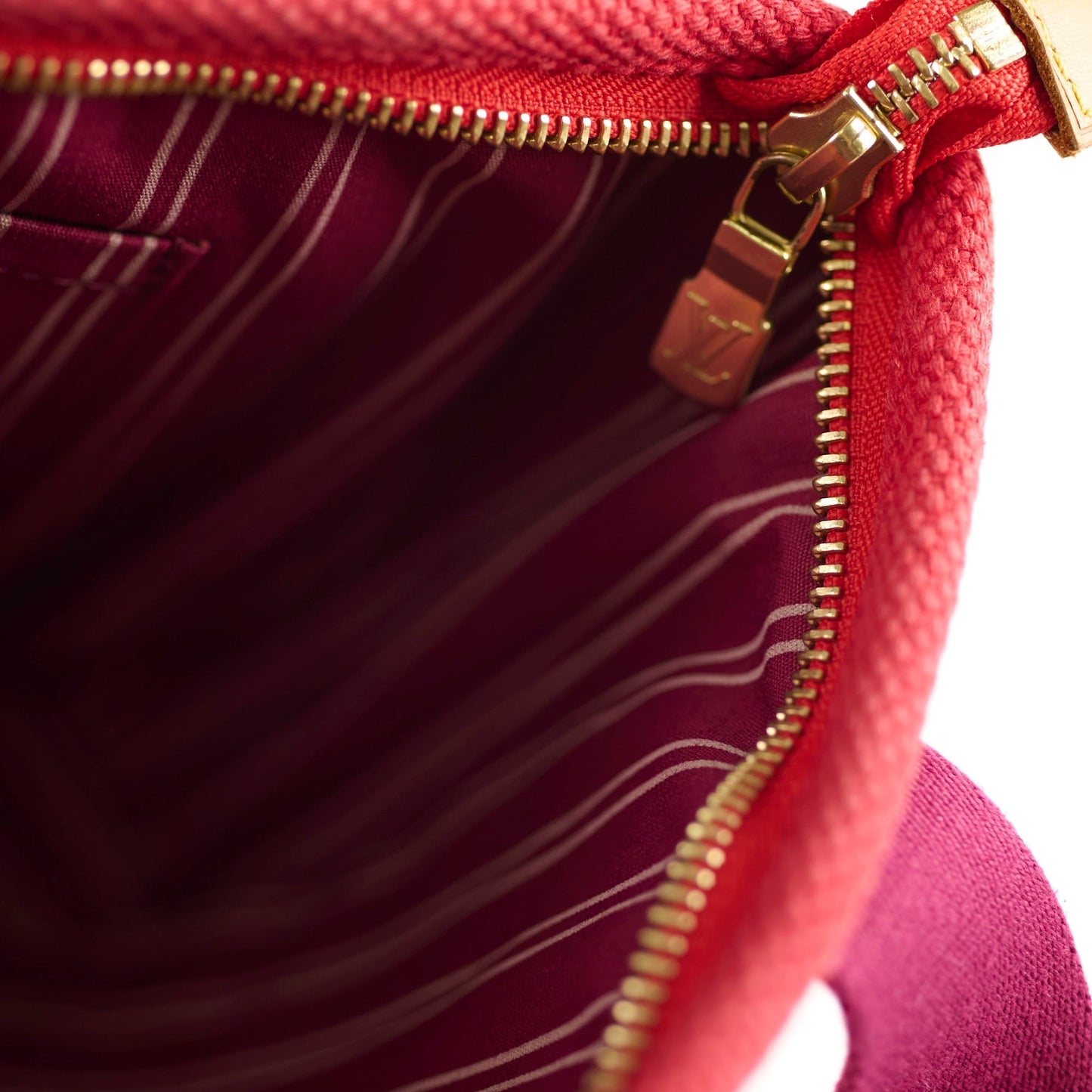 Louis Vuitton Canvas Tote Red