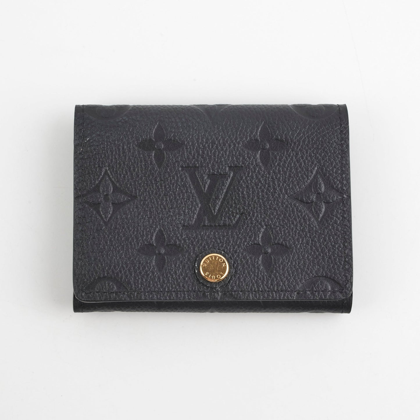 Louis Vuitton Monogram Empreinte Black Card Holder