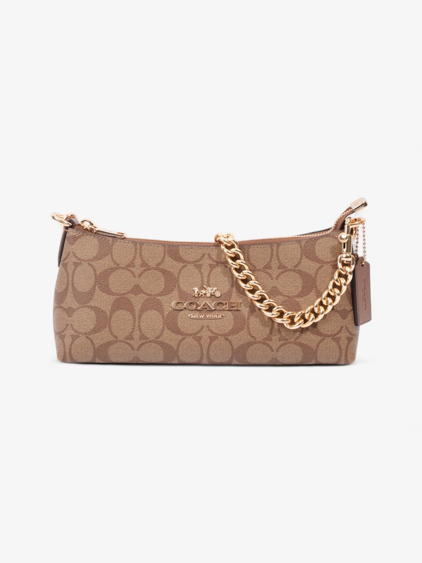 Coach Charlotte Signature Monogram / Brown Canvas