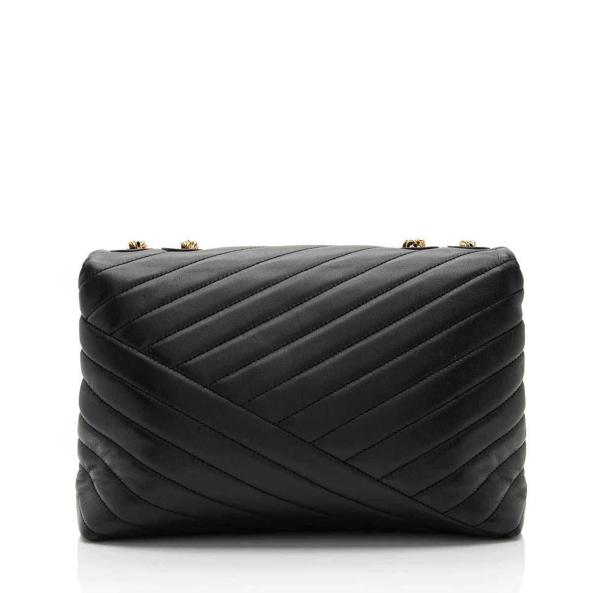 TORY BURCH QUILTED LEATHER CHEVRON KIRA SHOULDER BAG