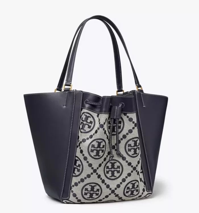 TORY BURCH McGRAW T-MONOGRAM DRAGONFLY TOTE BAG