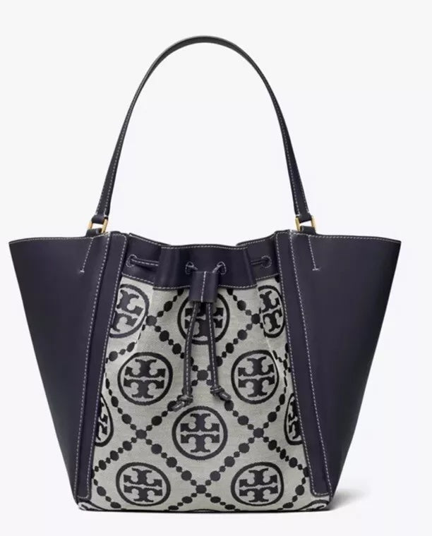 TORY BURCH McGRAW T-MONOGRAM DRAGONFLY TOTE BAG