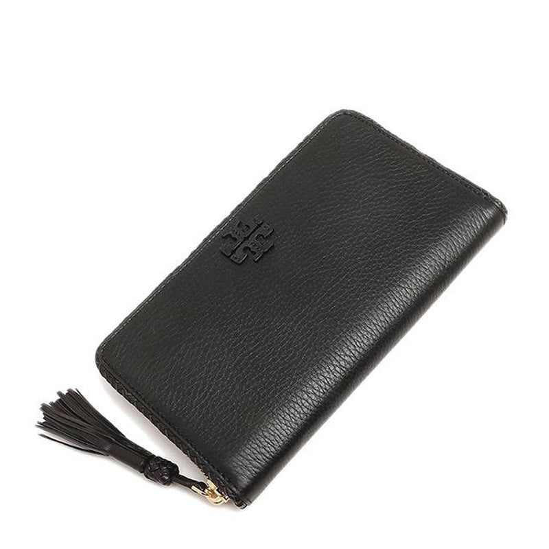 TORY BURCH TAYLOR ZIP-AROUND CONTINENTAL LEATHER WALLET