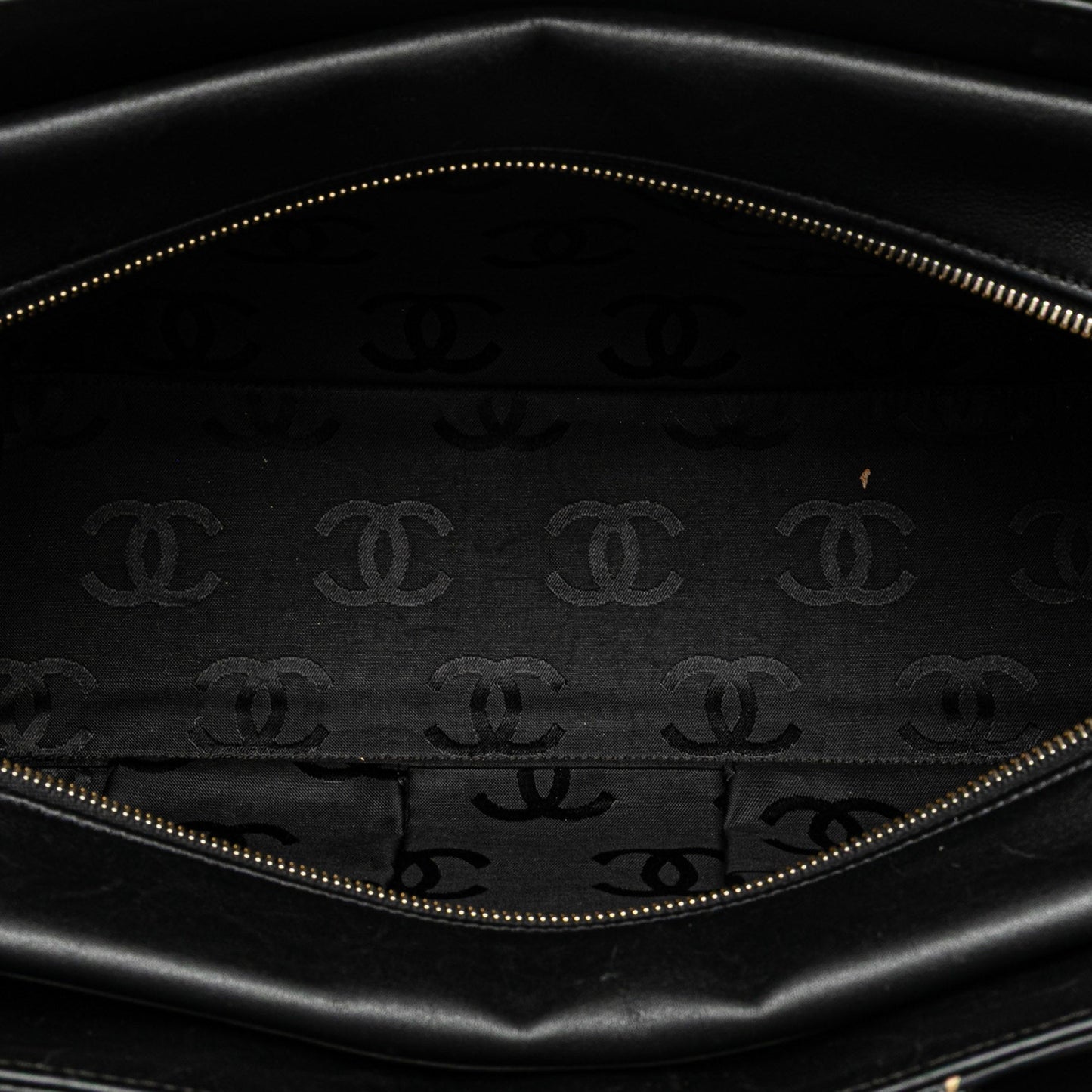 Chanel Cc Lambskin Wild Stitch Handbag