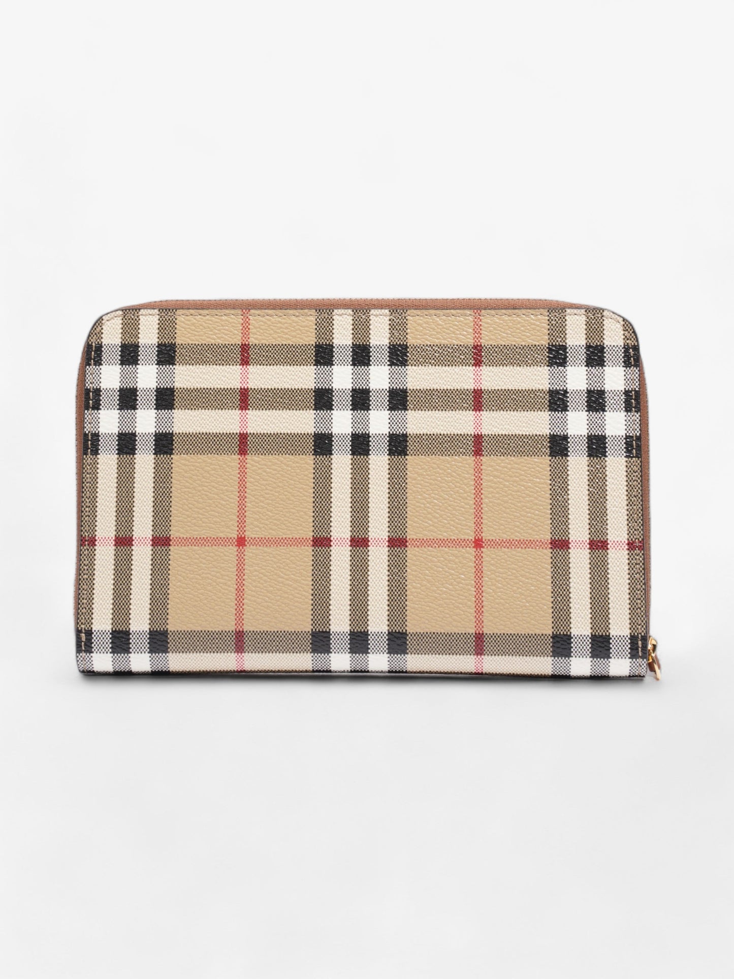 Burberry Travel Organiser Archive Beige Coated Canvas