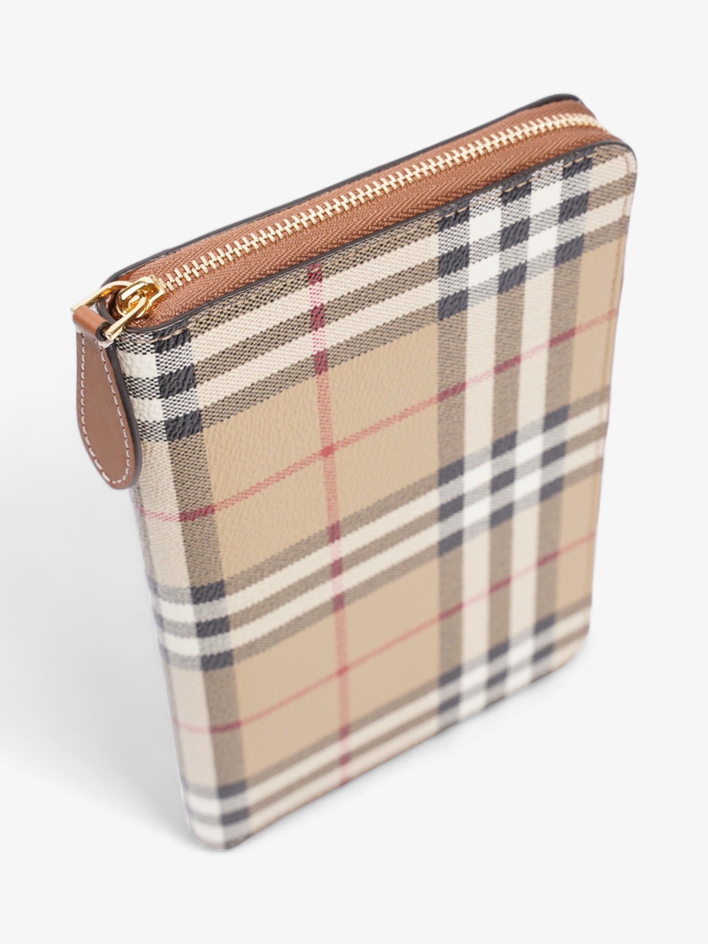 Burberry Travel Organiser Archive Beige Coated Canvas