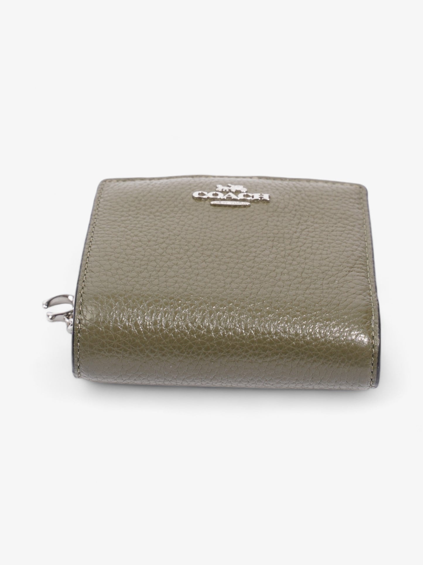 Coach Snap Wallet Khaki Leather