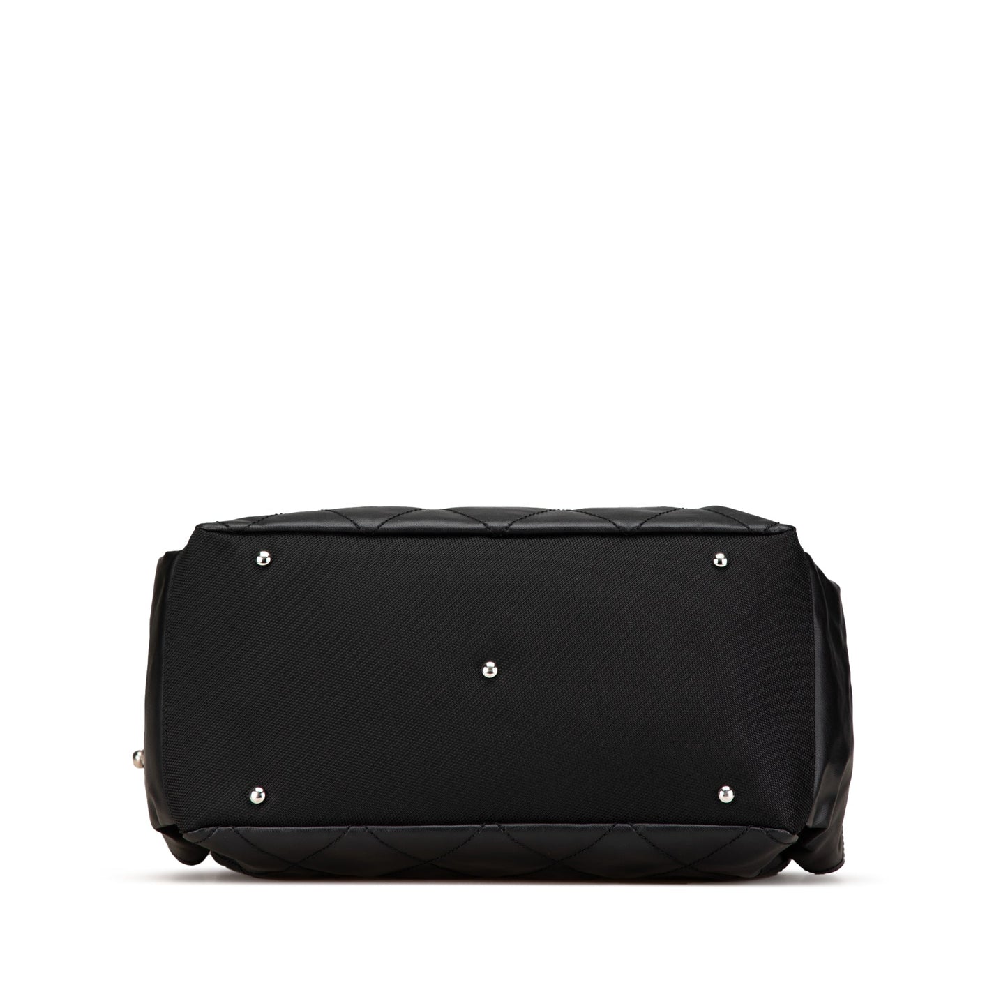 Chanel Paris Biarritz Quilted Coated Canvas Shoulder Bag