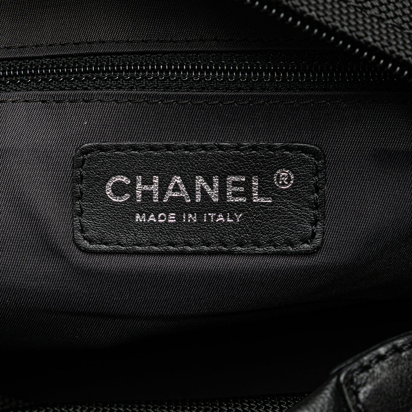 Chanel Paris Biarritz Quilted Coated Canvas Shoulder Bag