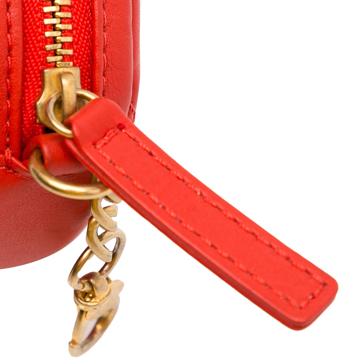 Chanel Cc Quilted Calfskin Flap Belt Bag And Coin Purse