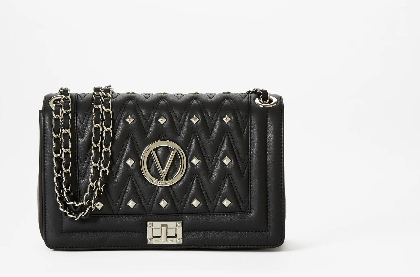 VALENTINO ALICE D LEATHER SHOULDER BAG