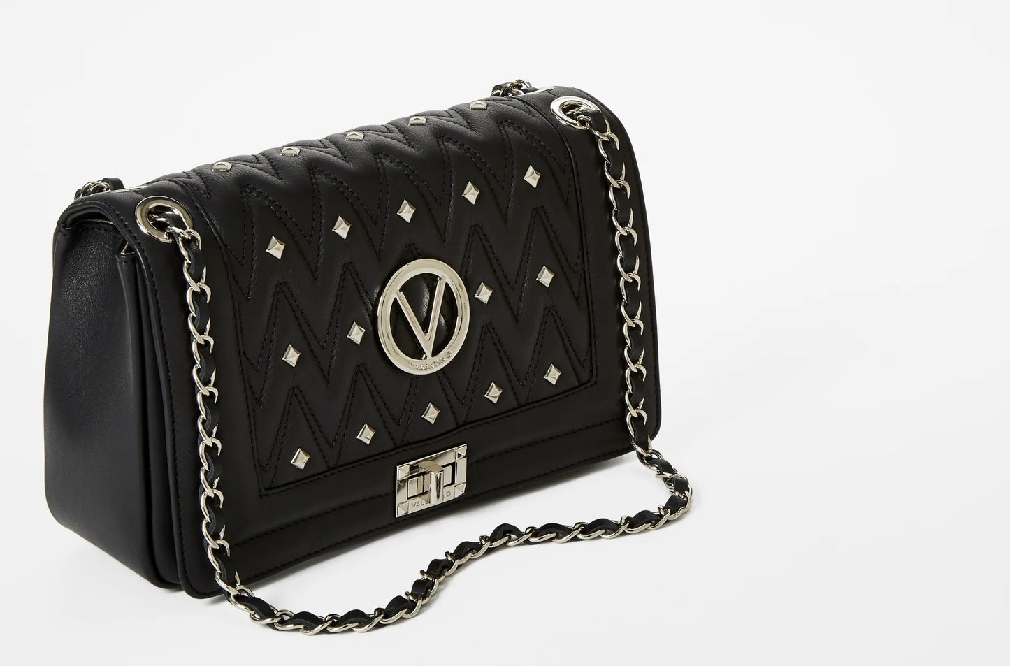 VALENTINO ALICE D LEATHER SHOULDER BAG