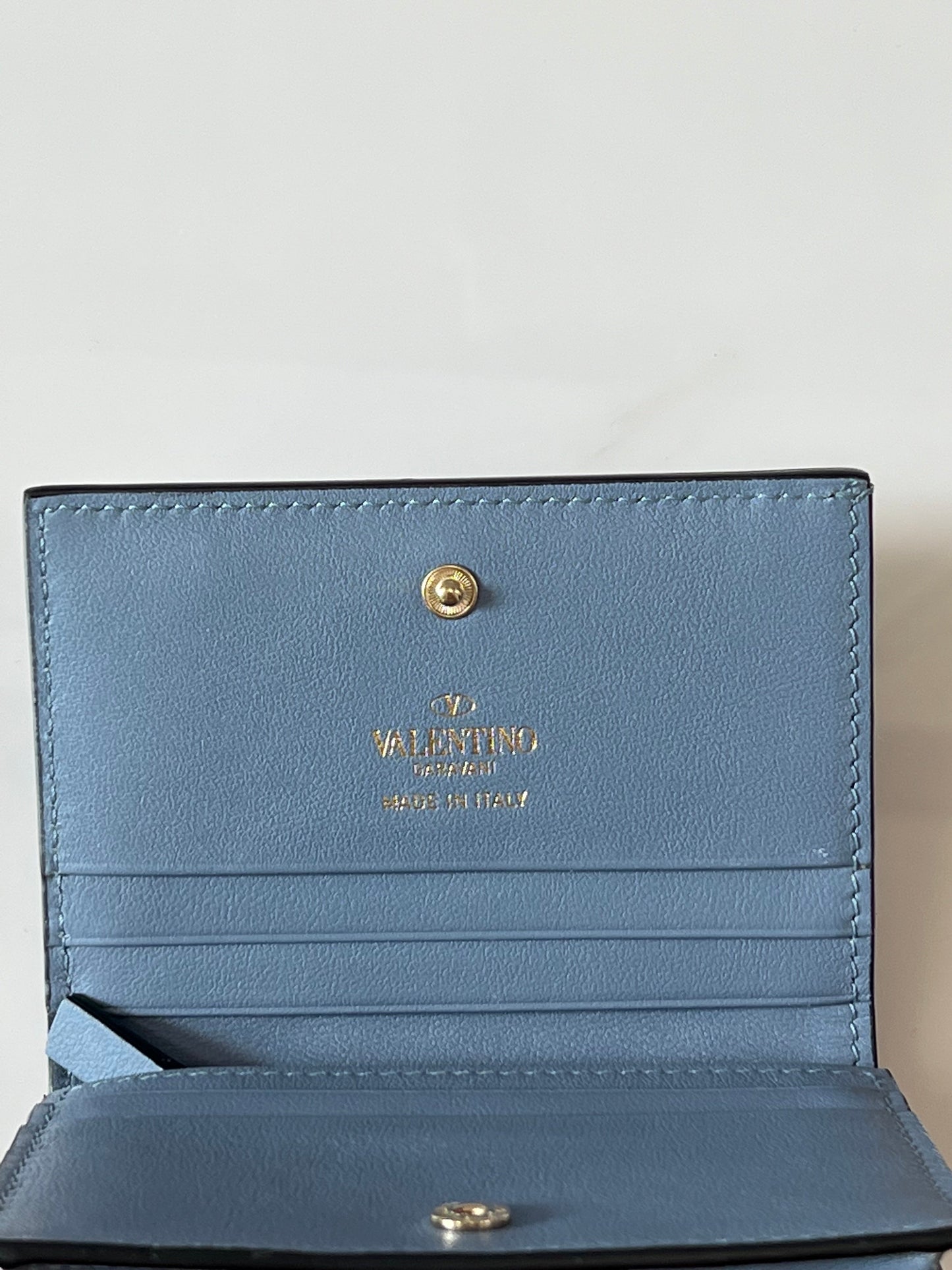 VALENTINO GARAVANI ROCKSTUD FRENCH WALLET