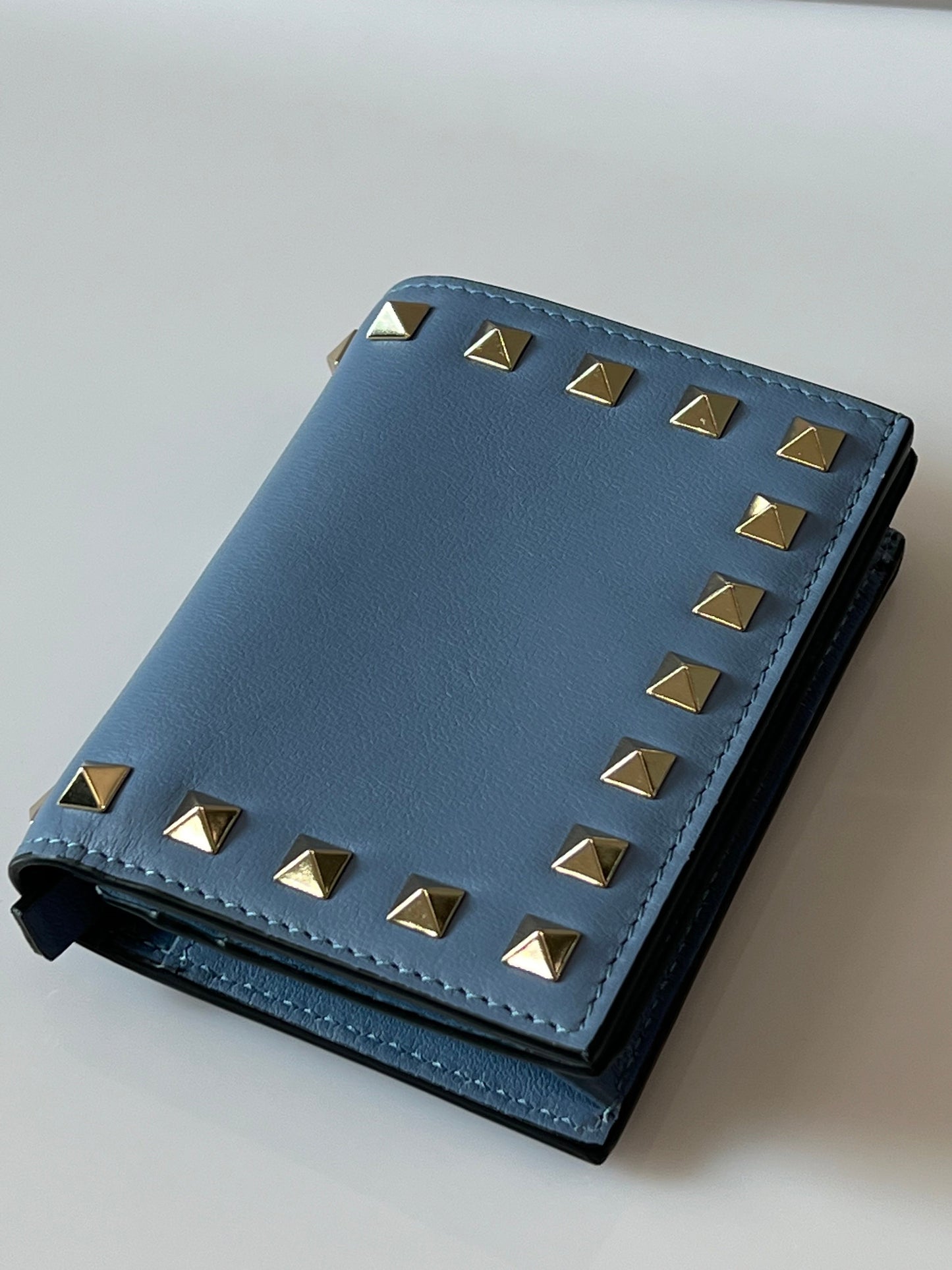 VALENTINO GARAVANI ROCKSTUD FRENCH WALLET
