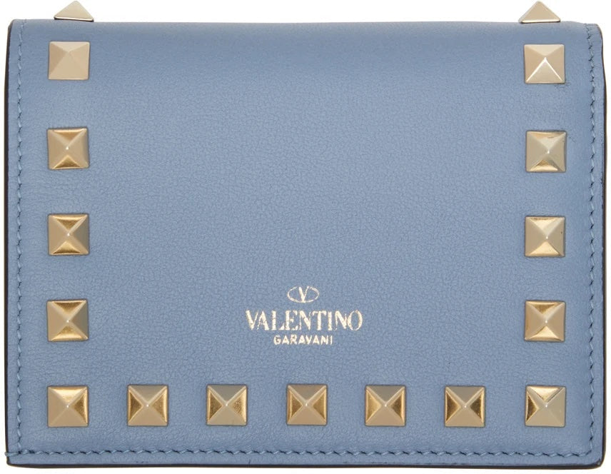 VALENTINO GARAVANI ROCKSTUD FRENCH WALLET