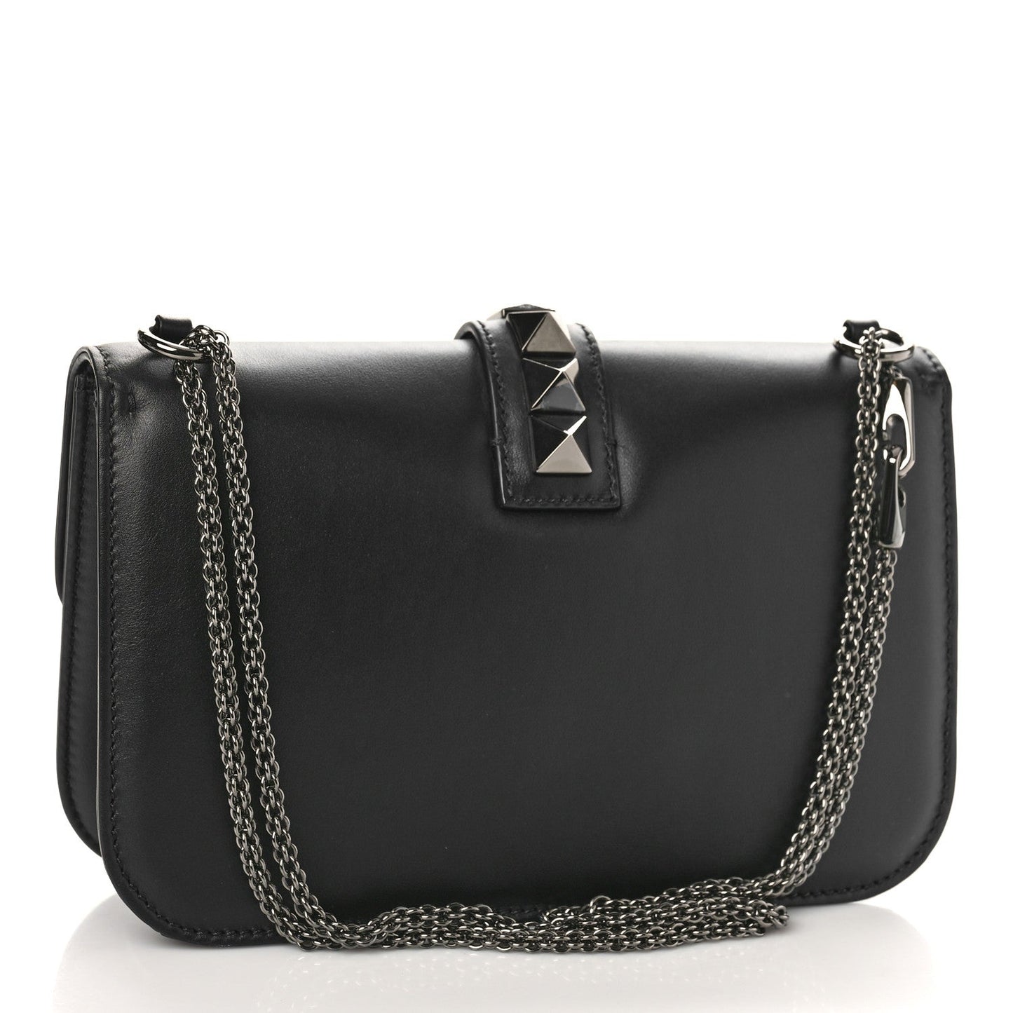 VALENTINO GARAVANI VITELLO GLAM CALFSKIN ROCKSTUD FLAP BAG
