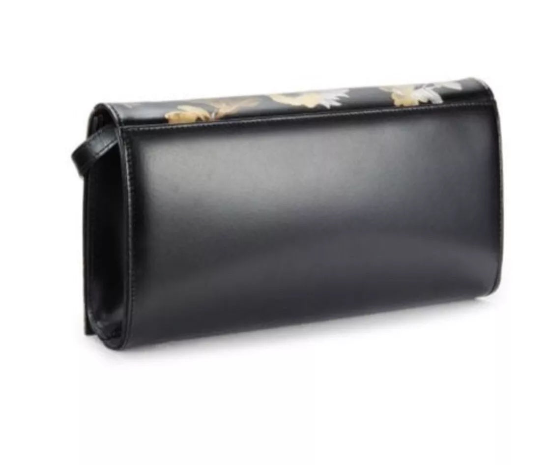 VALENTINO LENA LAVORO FLORAL CROSSBODY CLUTCH BAG