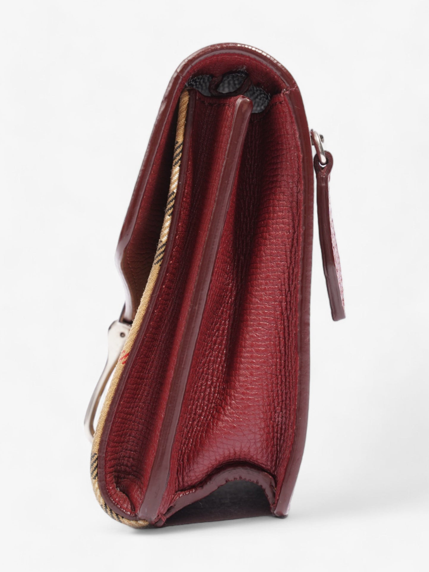 Burberry Macken Vintage Check / Burgundy Leather