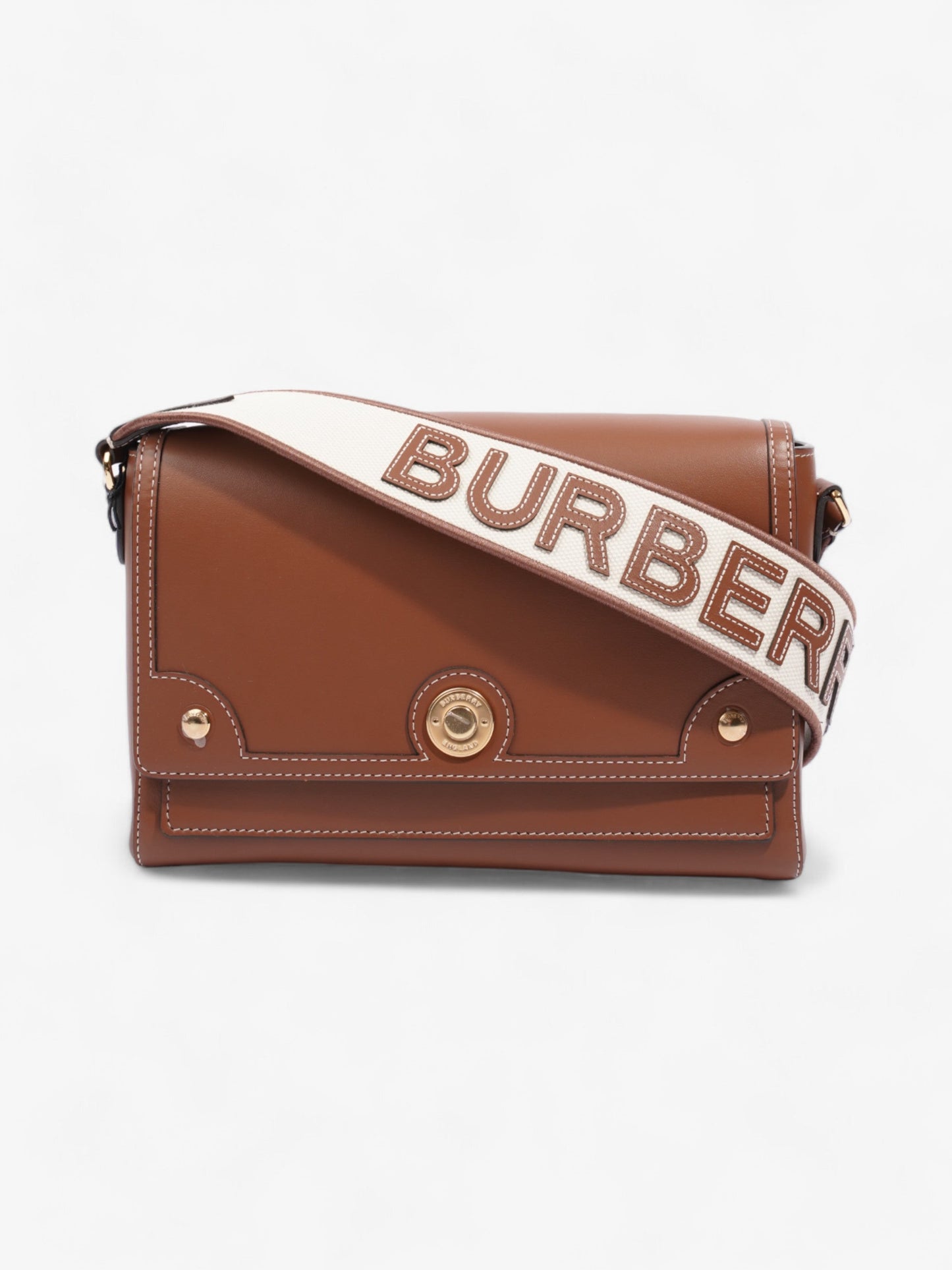 Burberry Note Brown  Leather