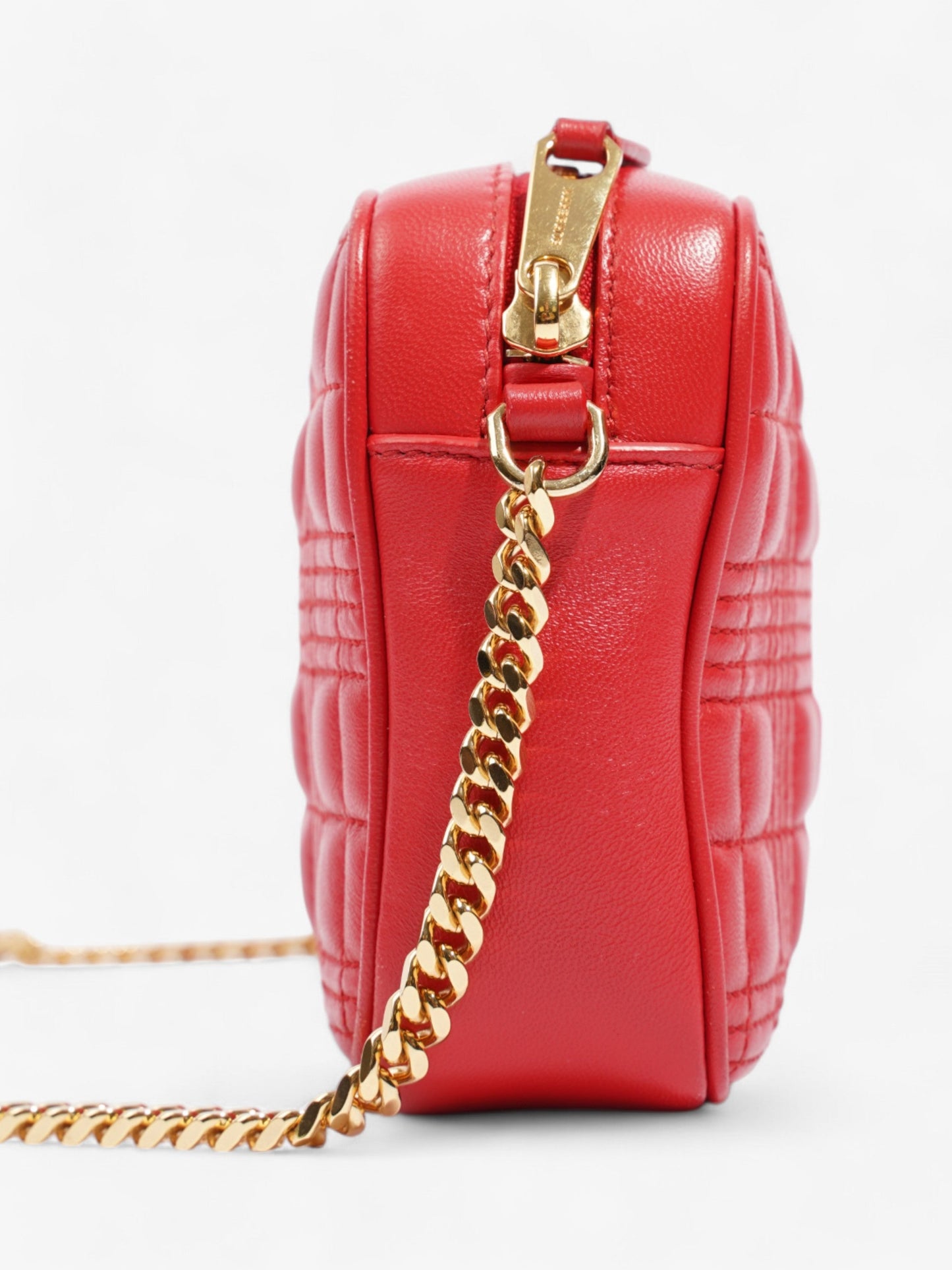 Burberry Lola Camera Bag Red Leather Small