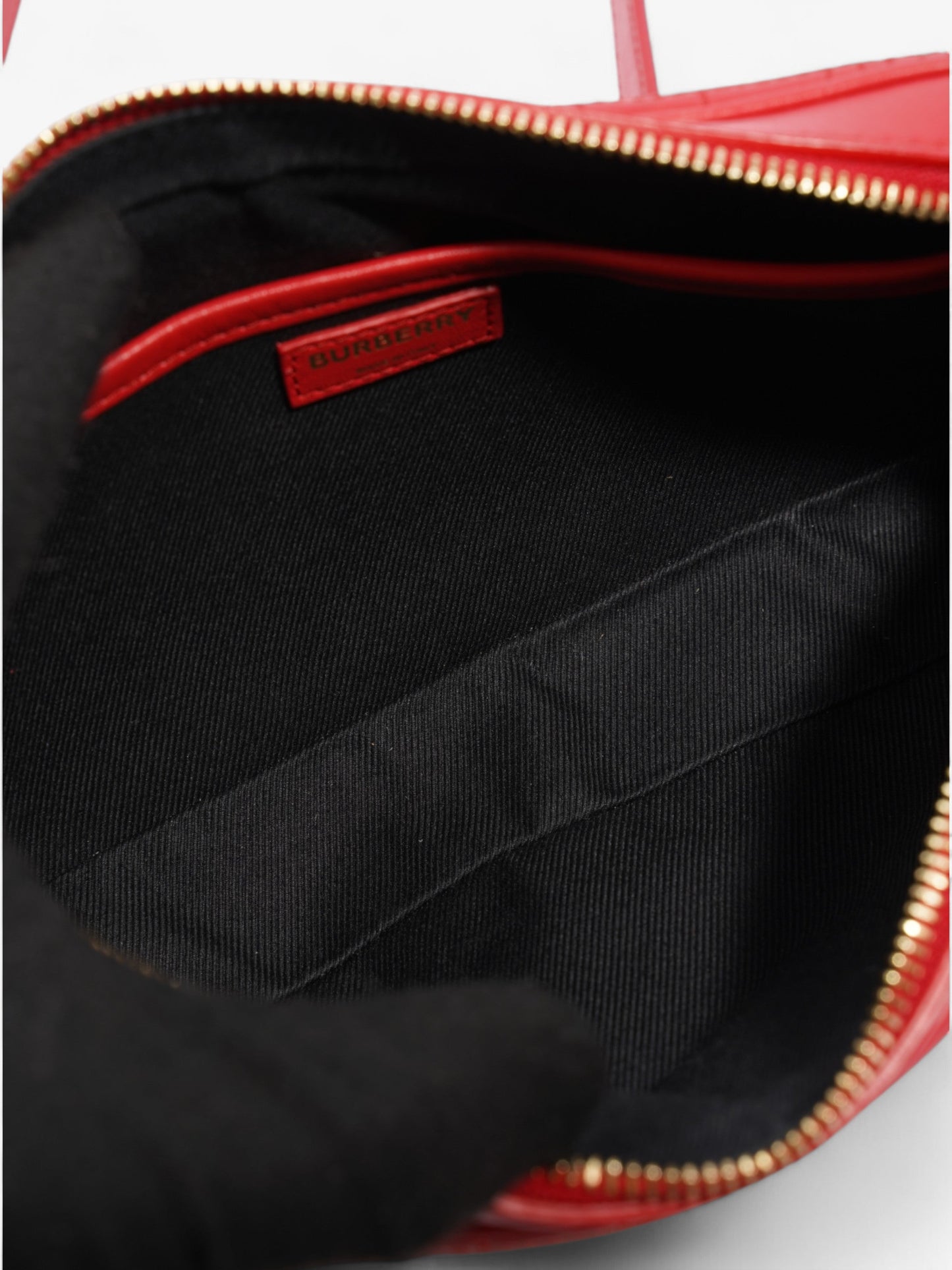 Burberry Lola Camera Bag Red Leather Small
