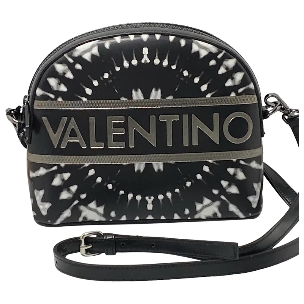 VALENTINO DIANA DISTRESSED TIE-DYE LEATHER CROSSBODY BAG