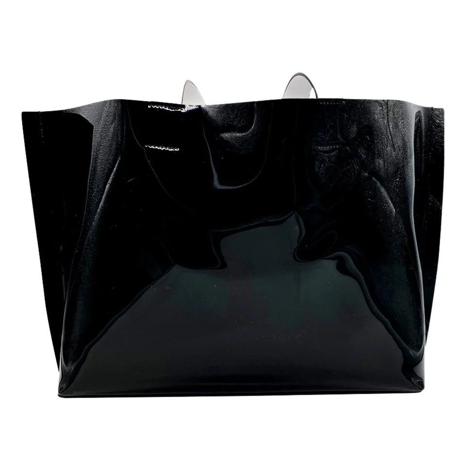 VALENTINO LARGE V-LOGO PVC SHOPPER TOTE BAG