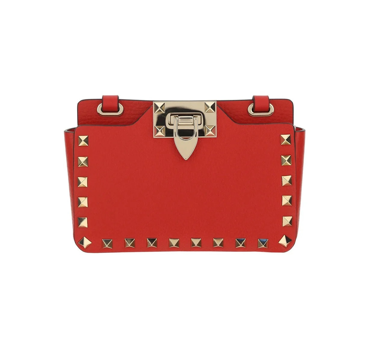 VALENTINO GARAVANI ROCKSTUD CALFSKIN SHOULDER BAG