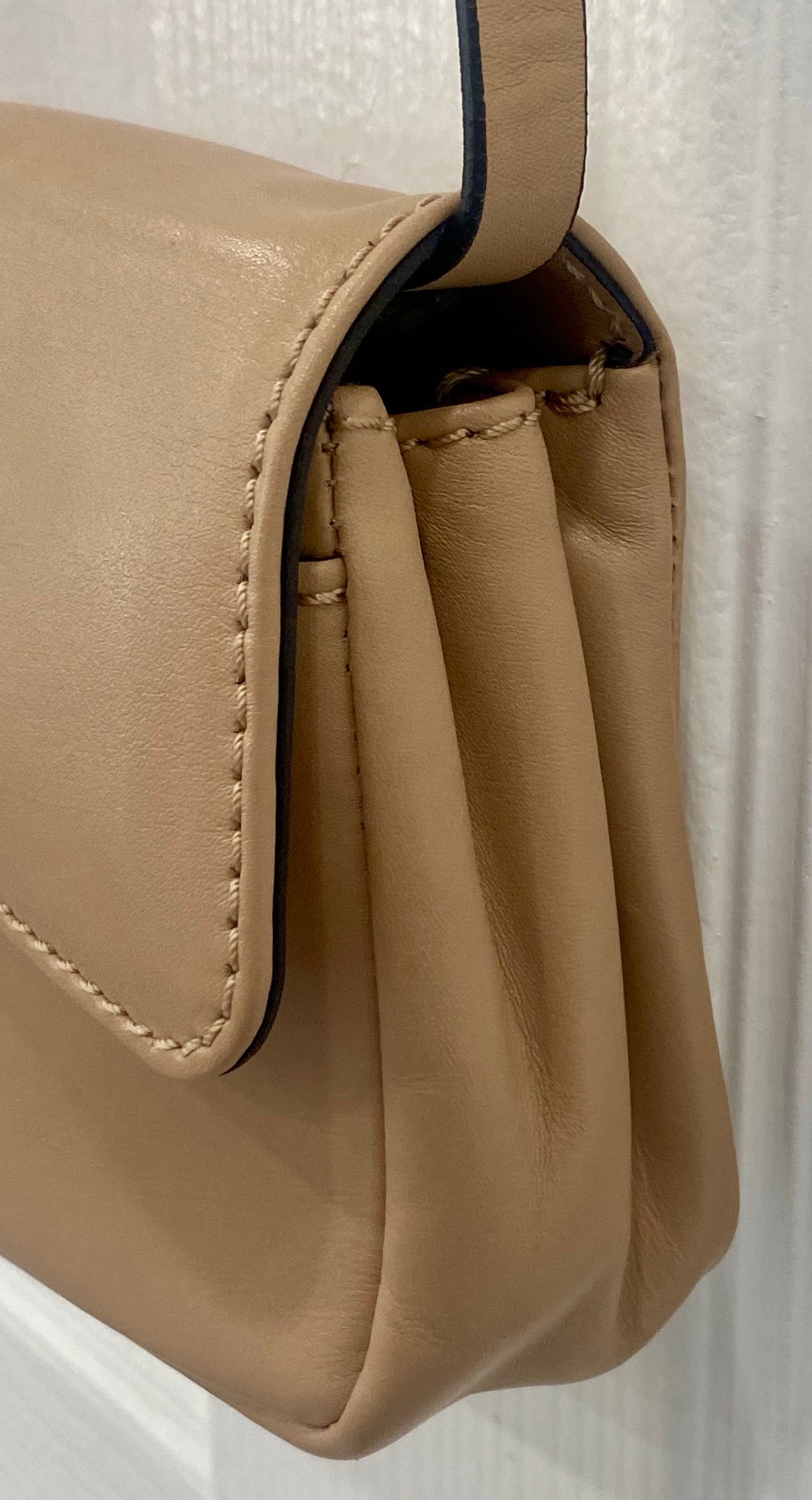 VALENTINO CALFSKIN ROCKSTUD MINI FLAP SHOULDER BAG
