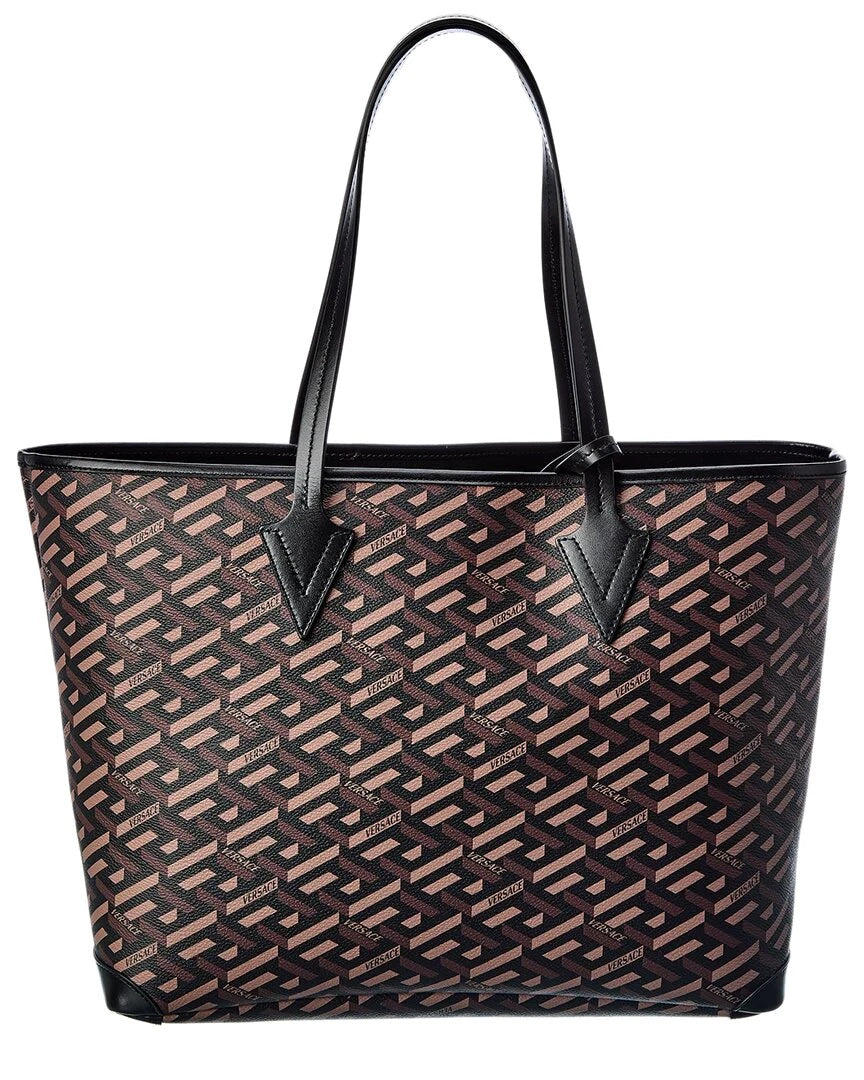 VERSACE LA GRACE MEDUSA MUSIC TOTE BAG WITH POCHETTE